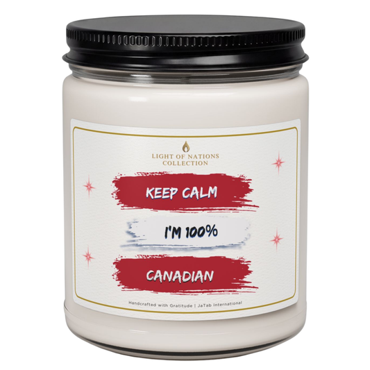 Canada Gift Candle | Light of Nations Pride Soy Candle | Funny Canadian Heritage Gift for Friend | Housewarming Decor | Souvenir Jar