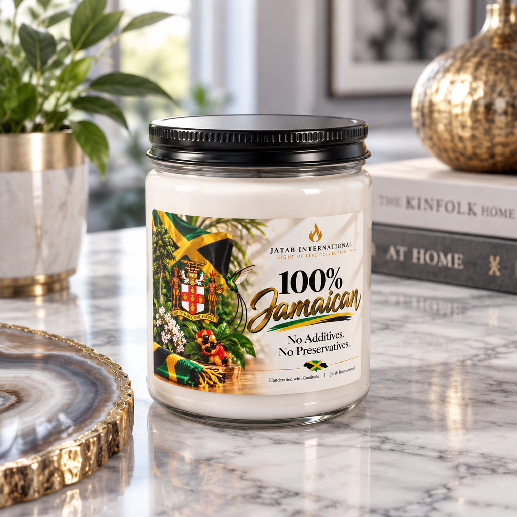 100% Jamaican Scented Soy Candle