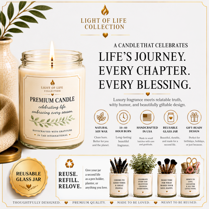 100% Jamaican Scented Soy Candle