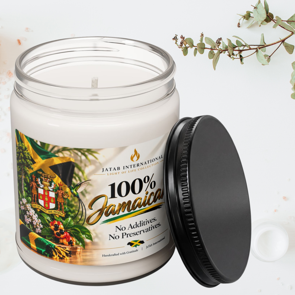 100% Jamaican Scented Soy Candle